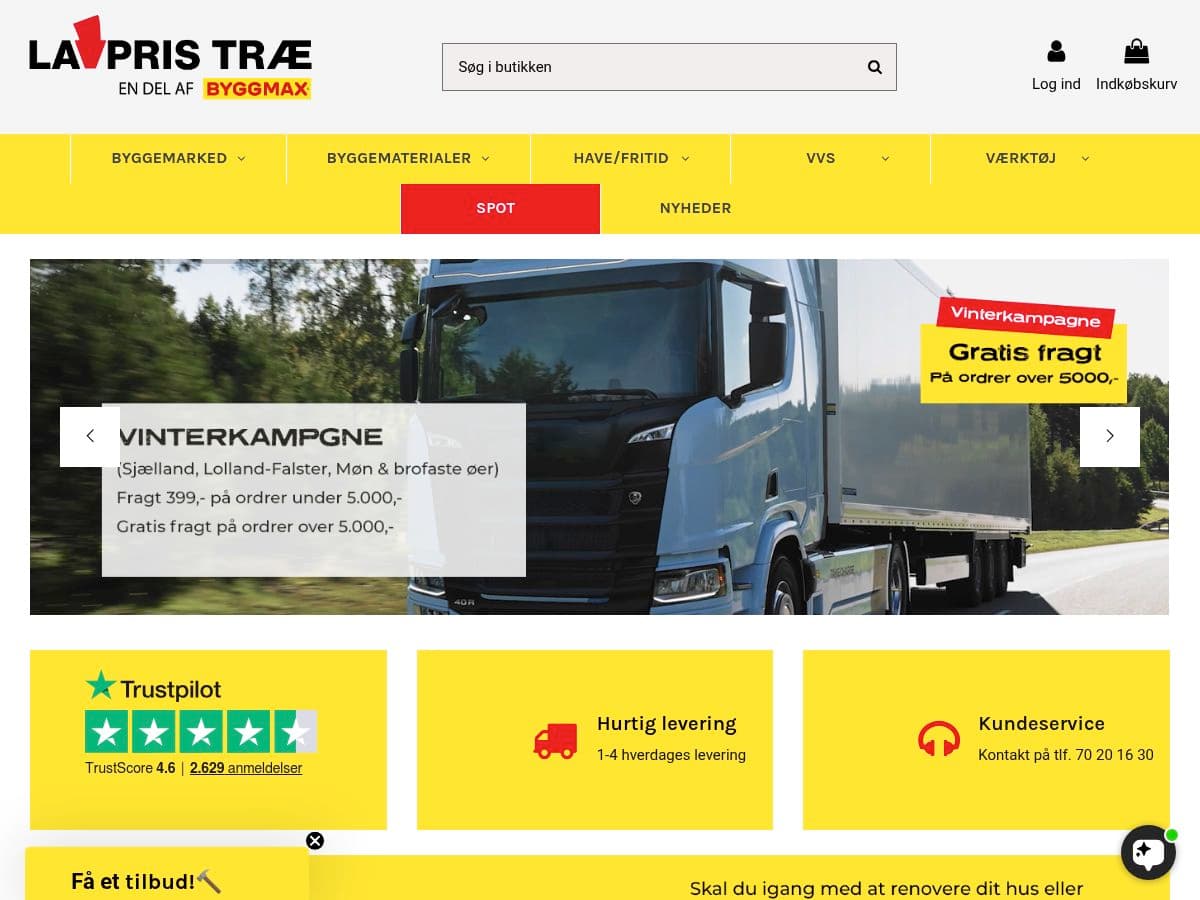 Lavpris Træ logo