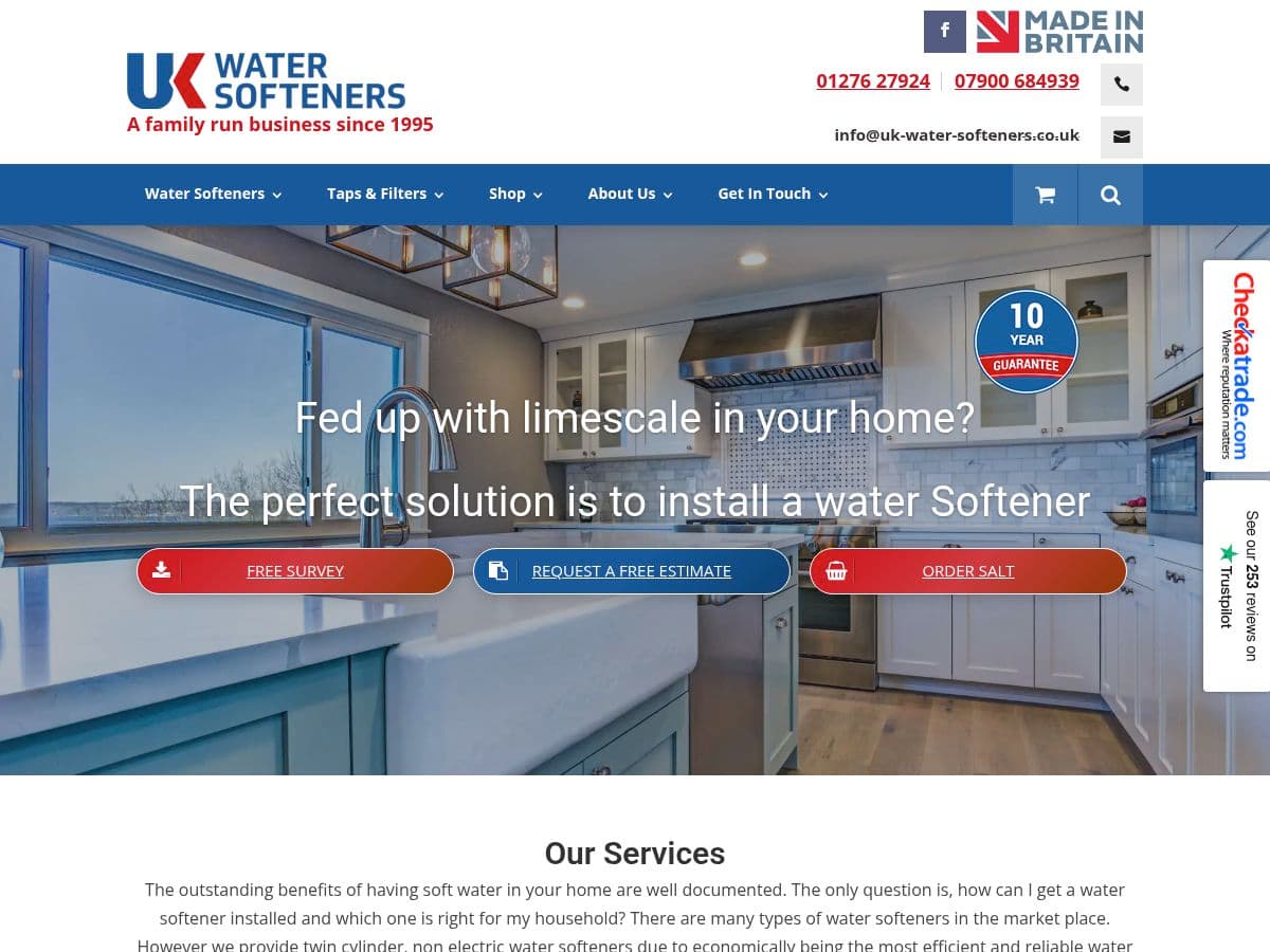 UK Water Softeners logo