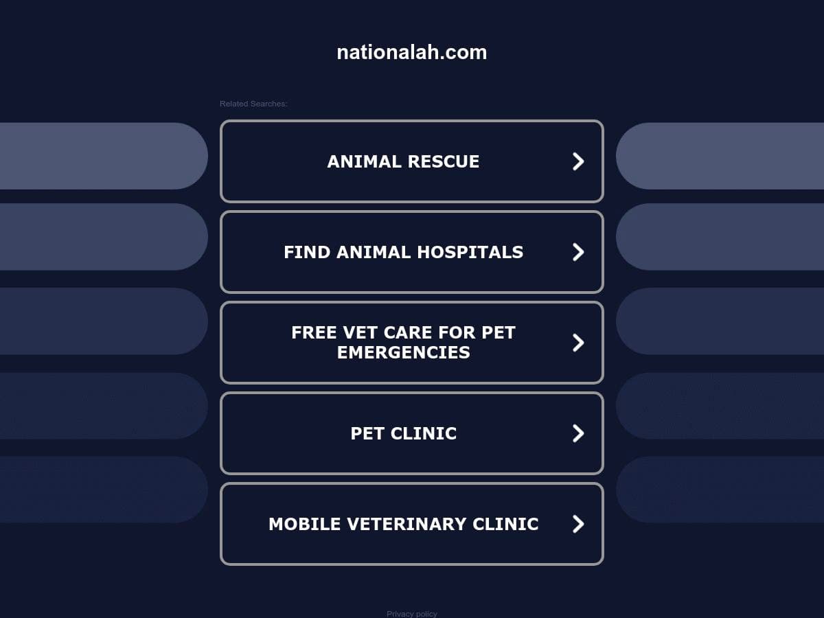 National Animal Hospital logo