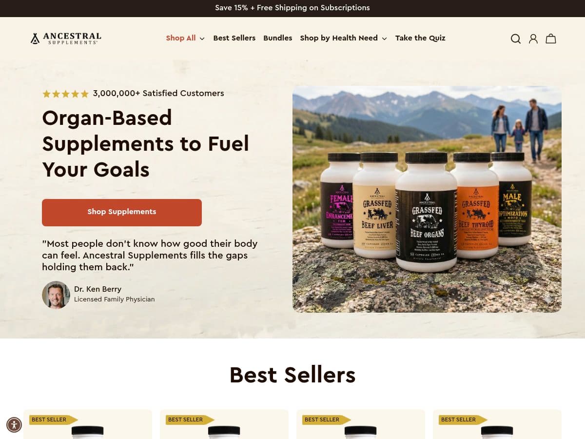 Ancestralsupplements logo