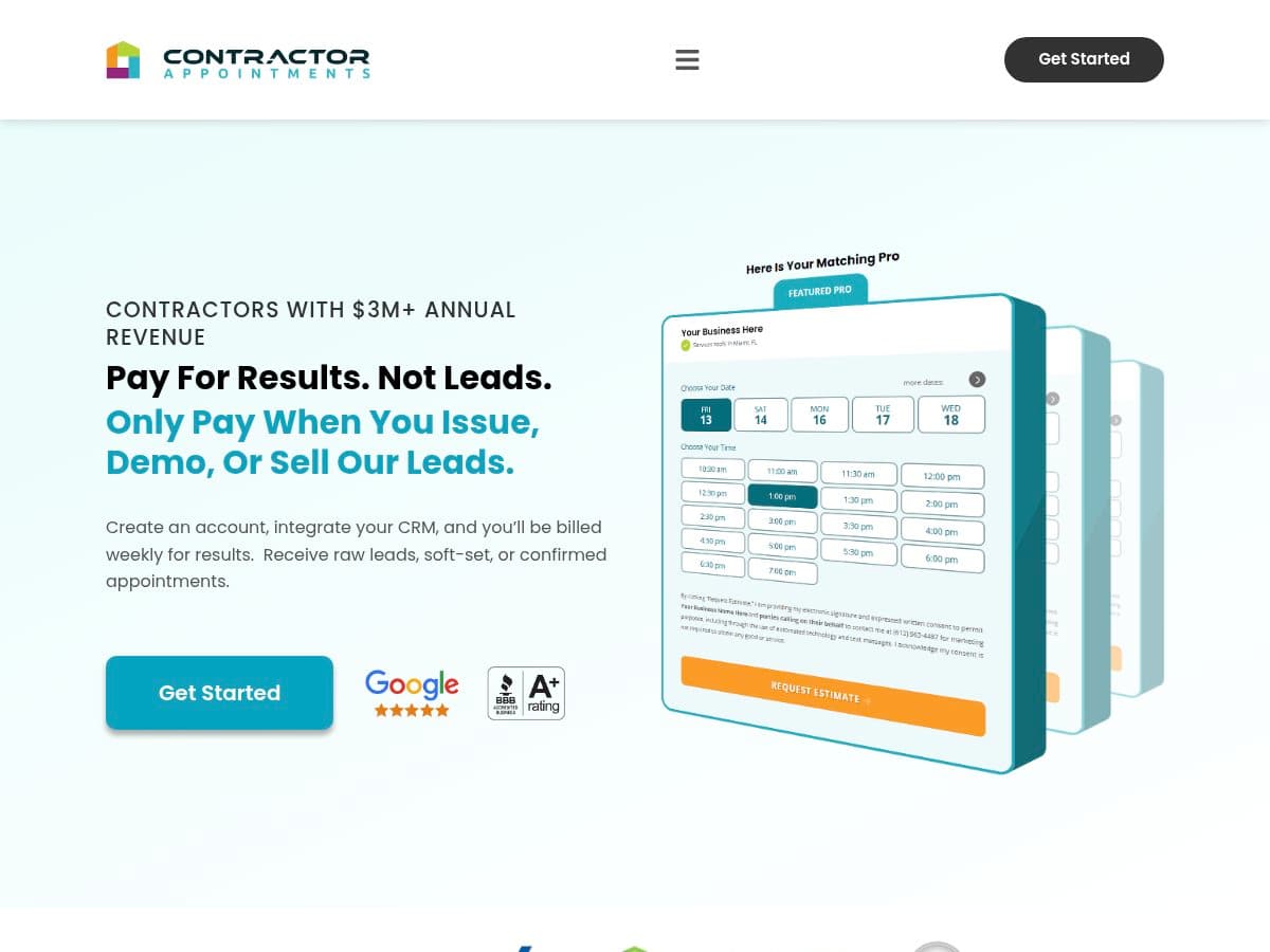 Contractor Appointments logo