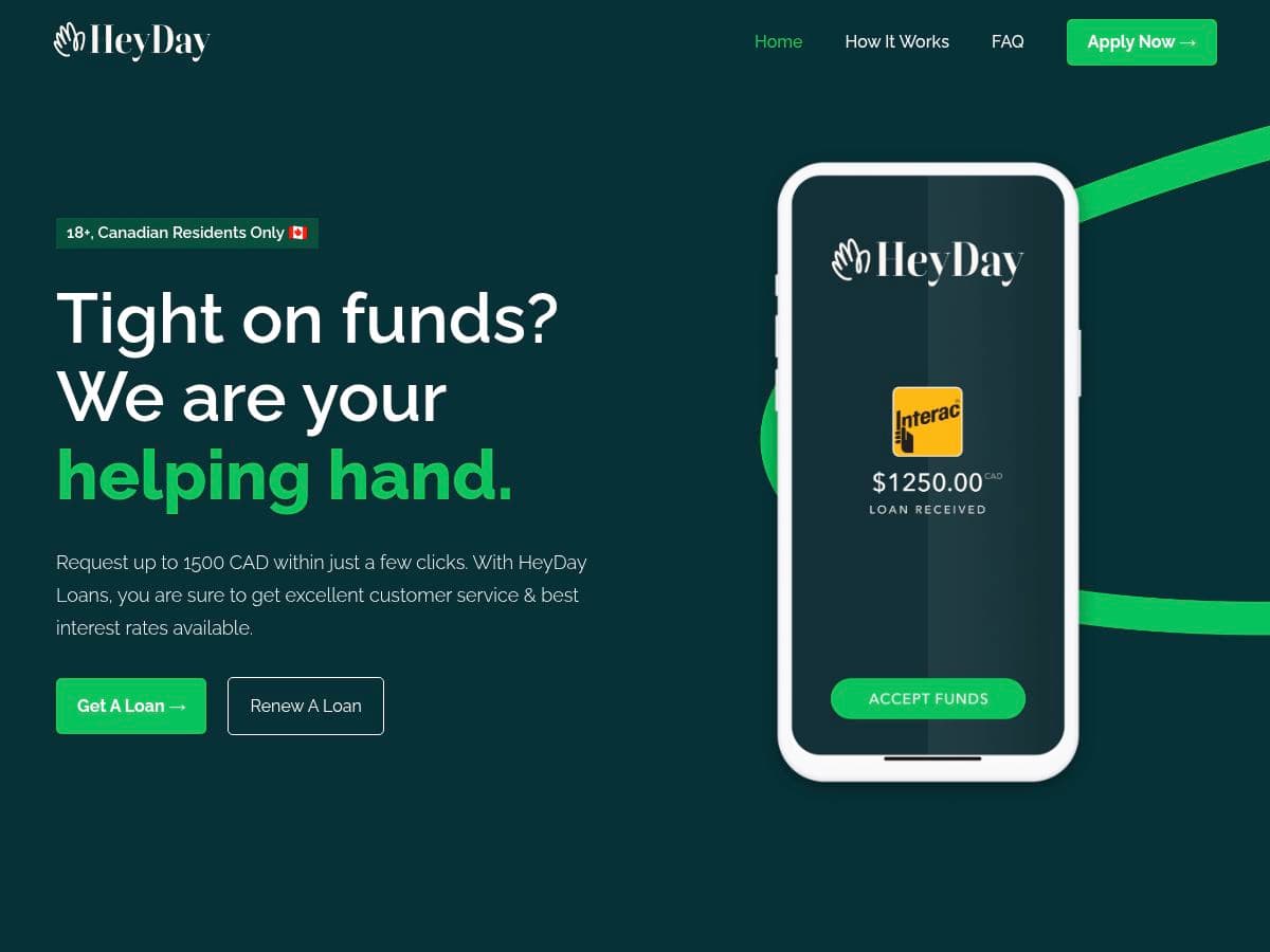 Heyday Loans logo