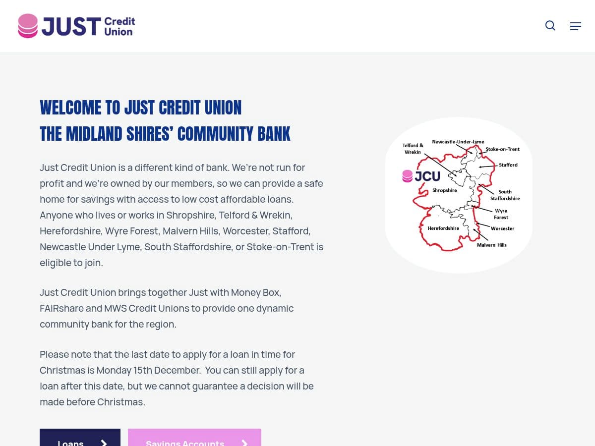 Just Credit Union logo
