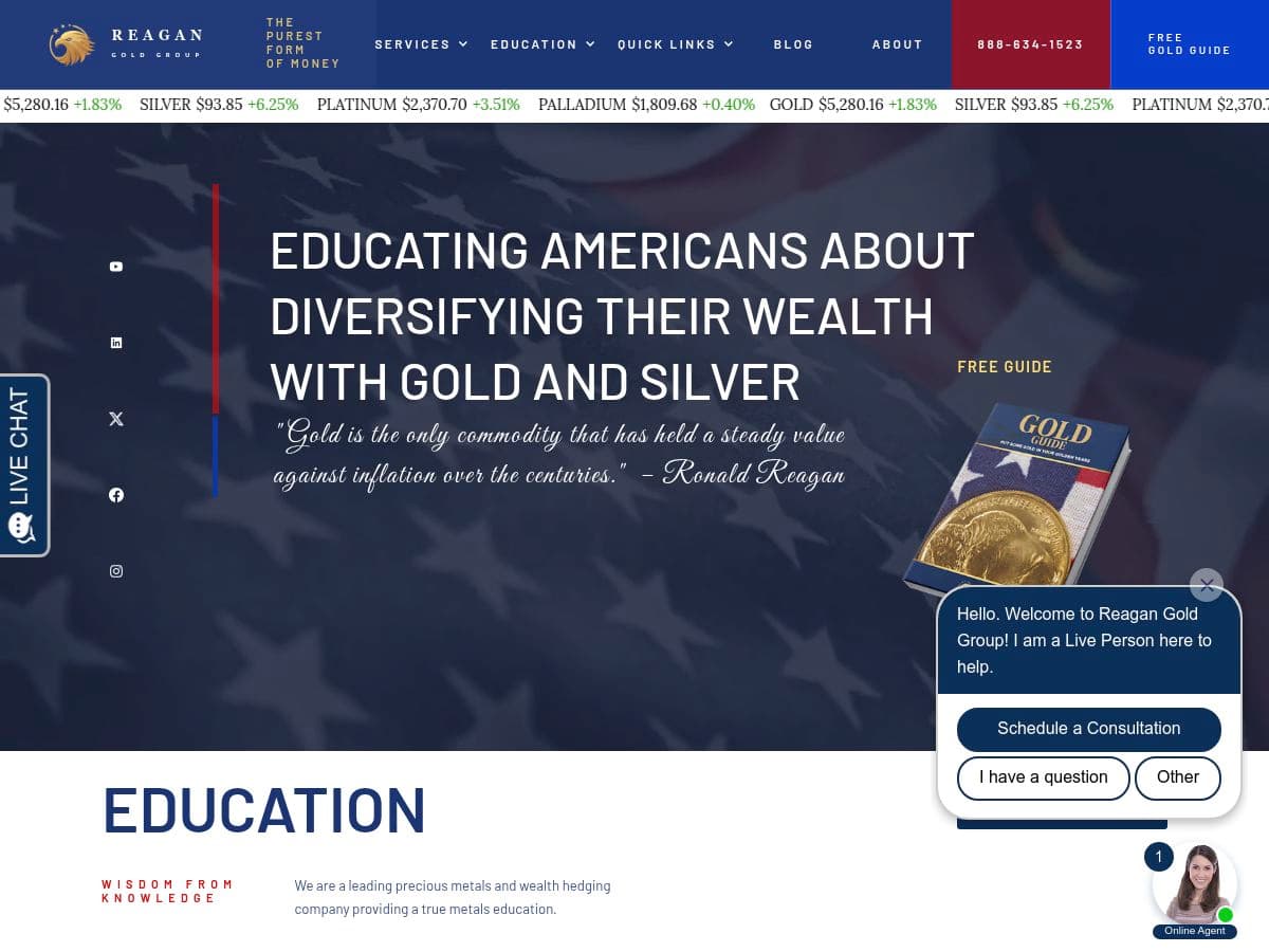 Reagan Gold Group logo