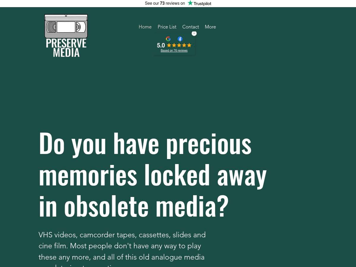 Preserve Media logo