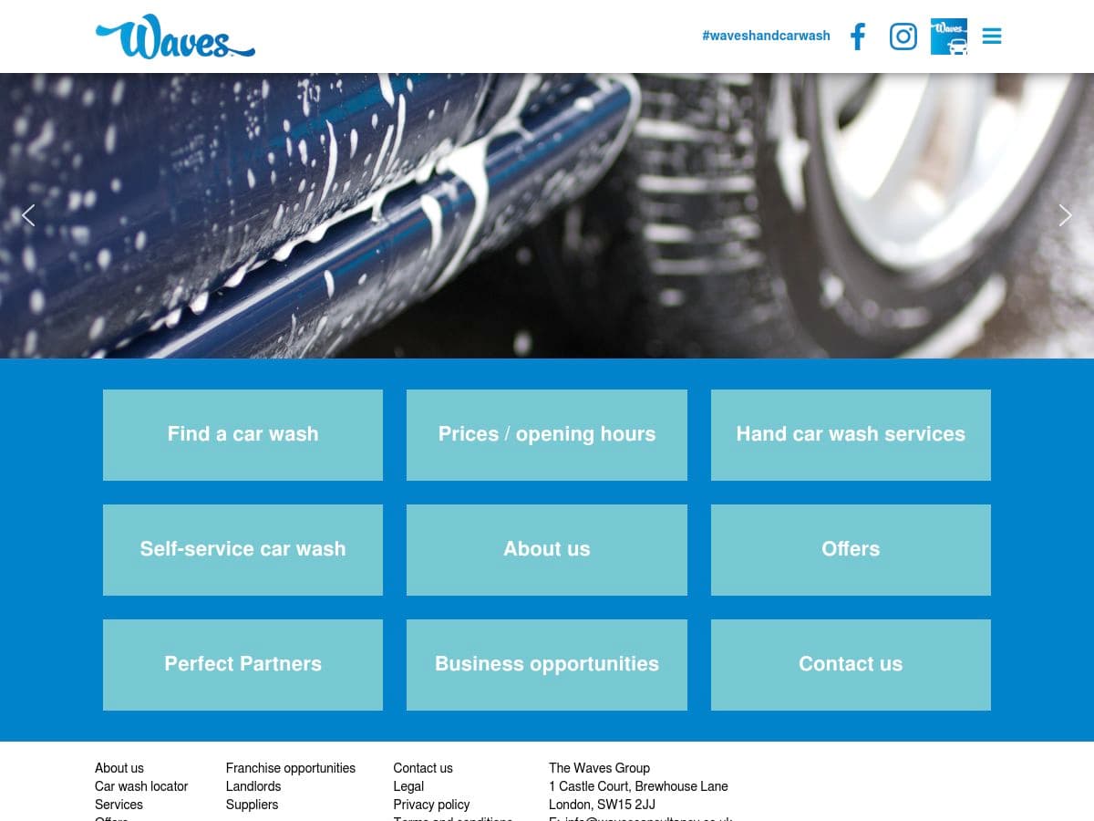 Waves Car Wash logo