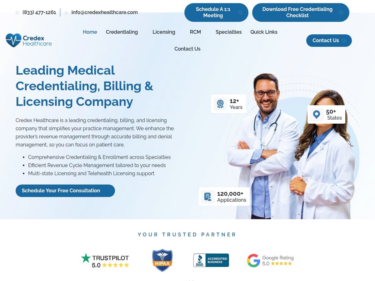Credex Healthcare (Credentialing & Billing Services) logo