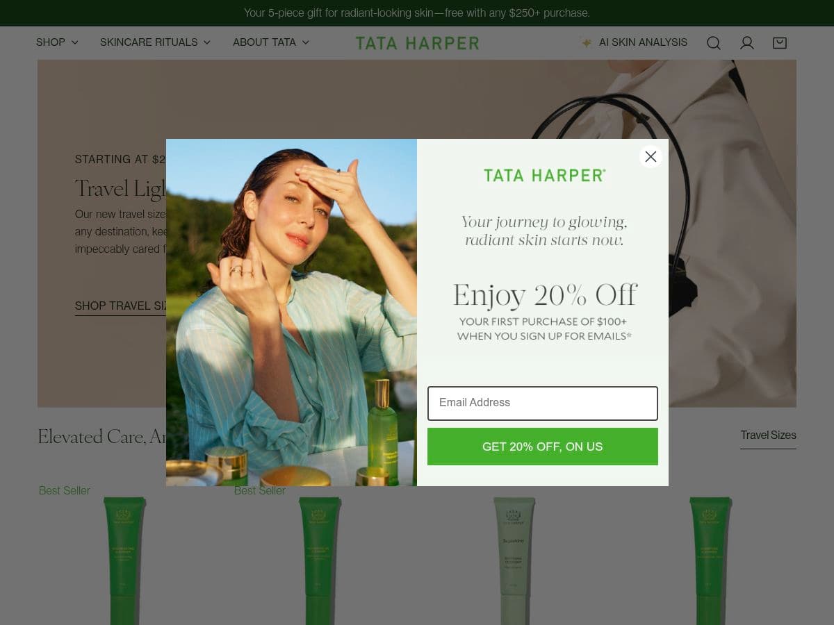 Tataharperskincare logo